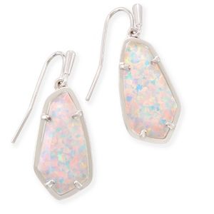 Kendra Scott Camelia Silver Drop Earrings